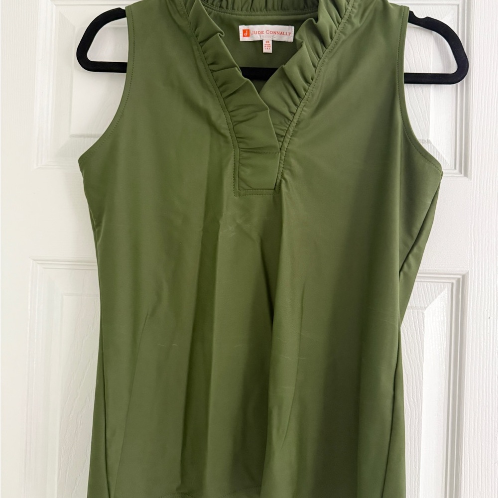 Jude Connally Green Sleeveless Top